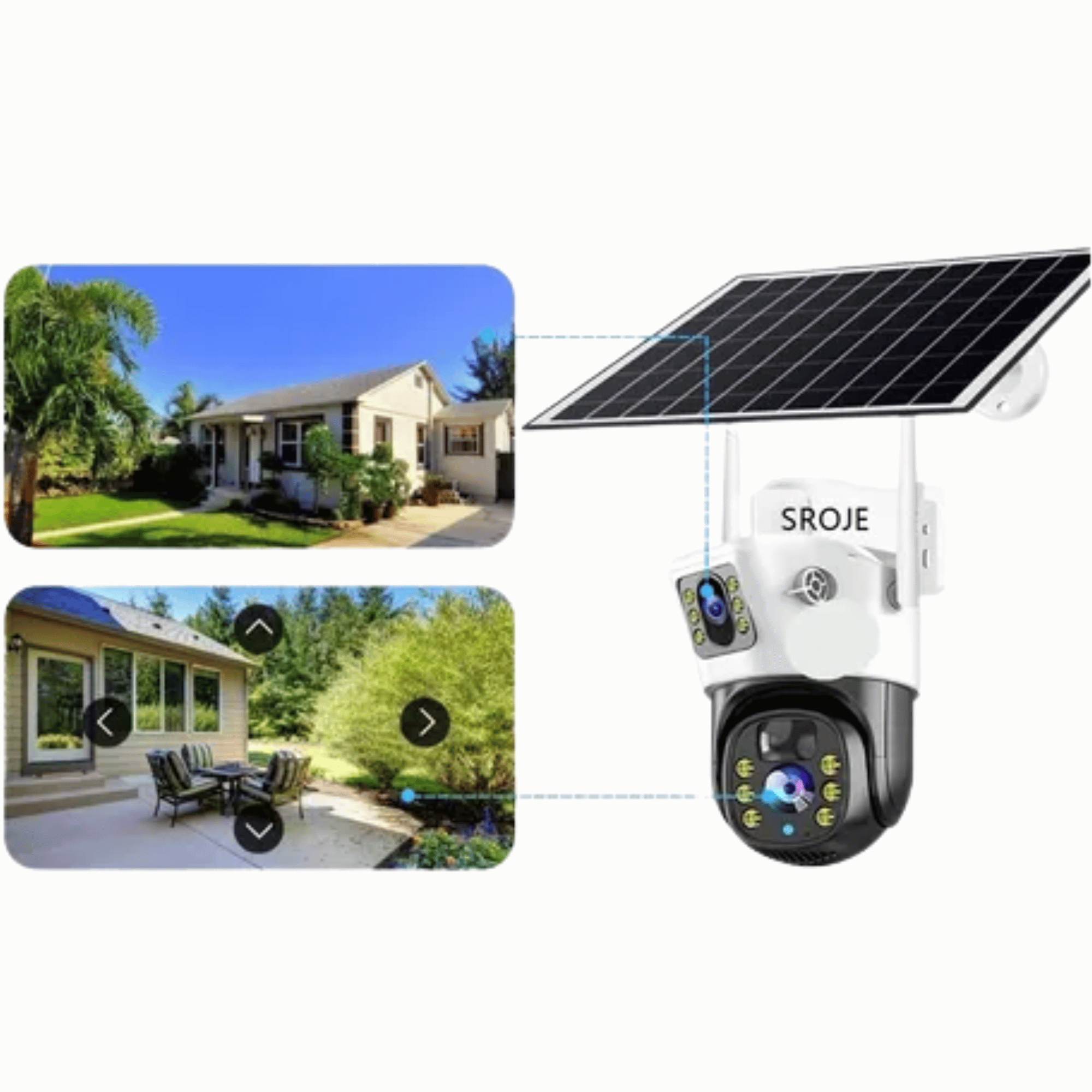 CAMARA EXTERIOR SEGURIDAD INTELIGENTE PA