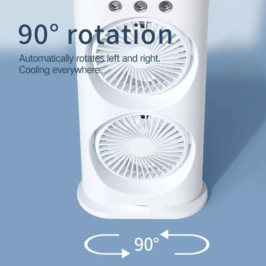 MINI ENFRIADOR VENTILADOR DOBLE DIFUSOR
