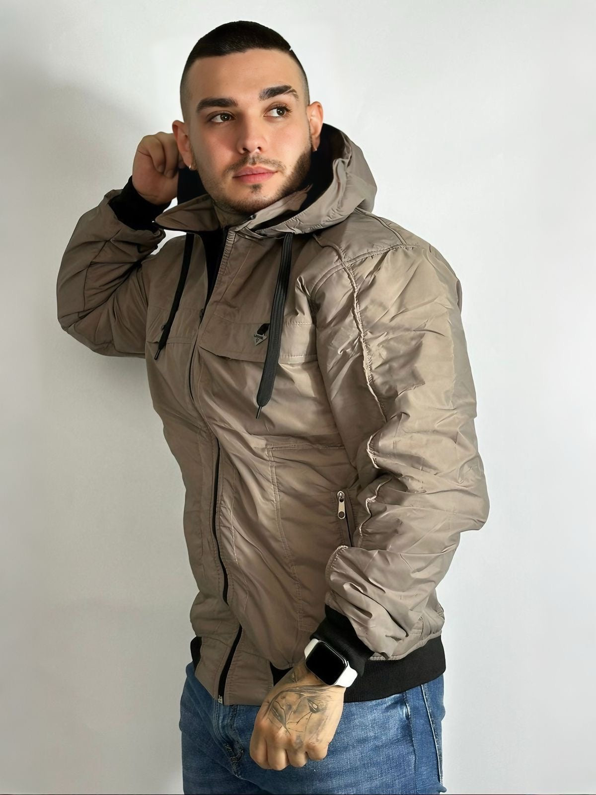K106 Chaqueta impermeable para hombre
