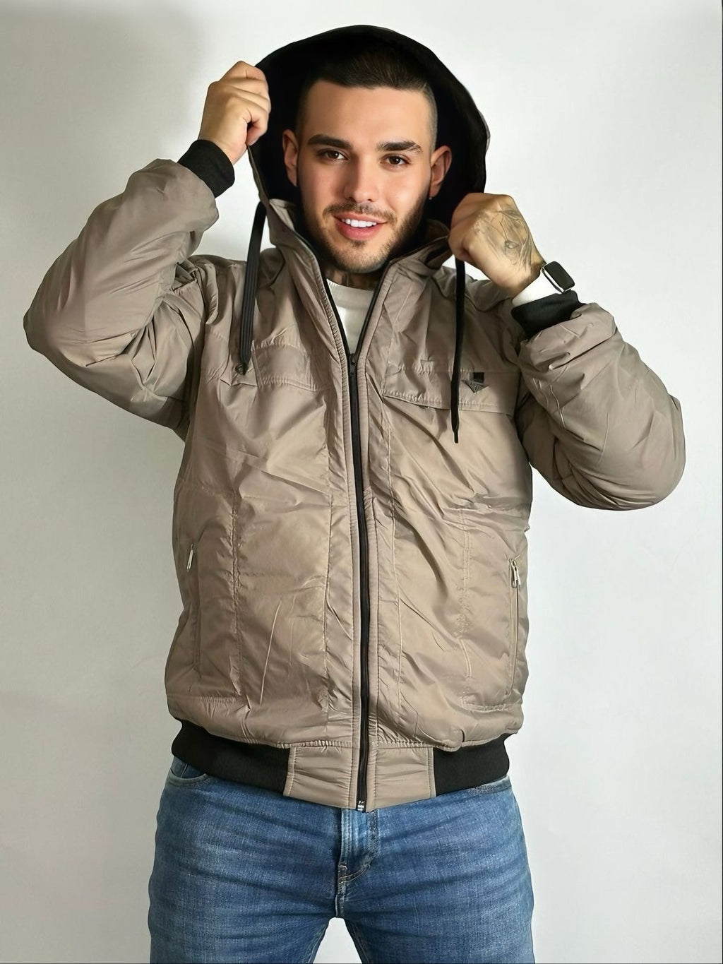 K106 Chaqueta impermeable para hombre