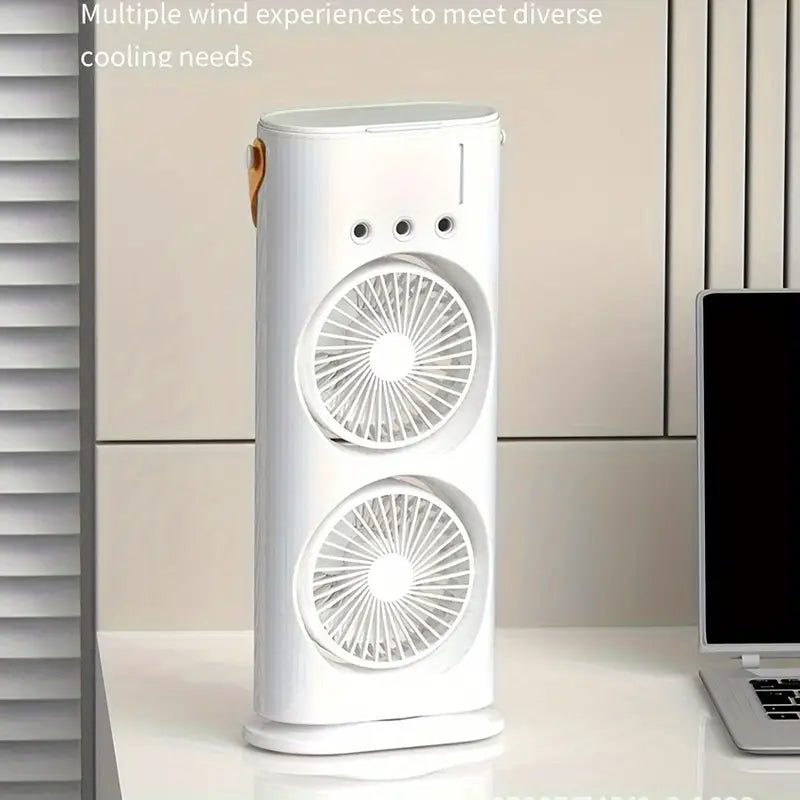 MINI ENFRIADOR VENTILADOR DOBLE DIFUSOR