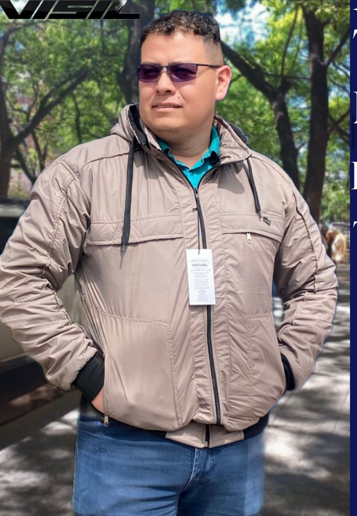 K106 Chaqueta impermeable para hombre