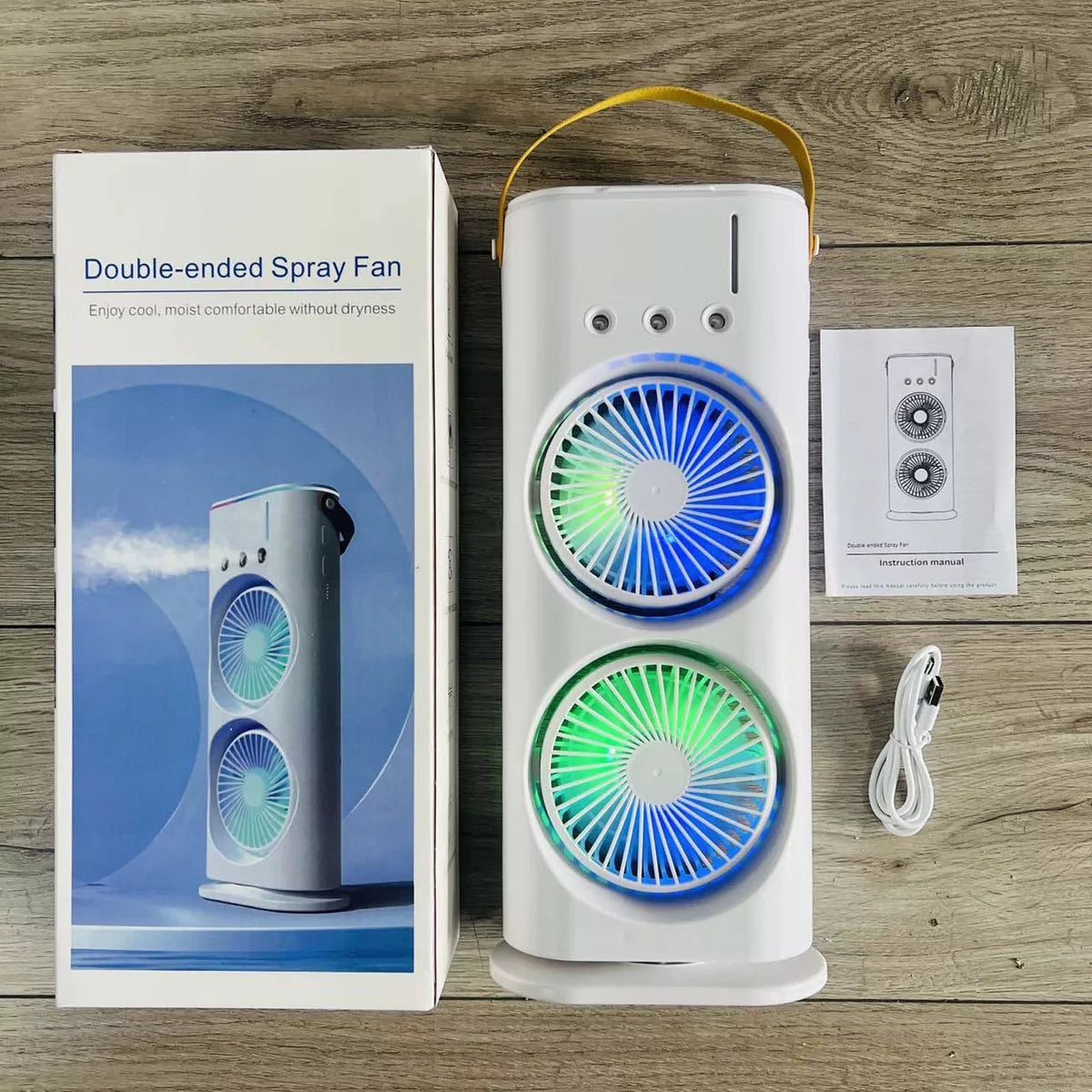 MINI ENFRIADOR VENTILADOR DOBLE DIFUSOR