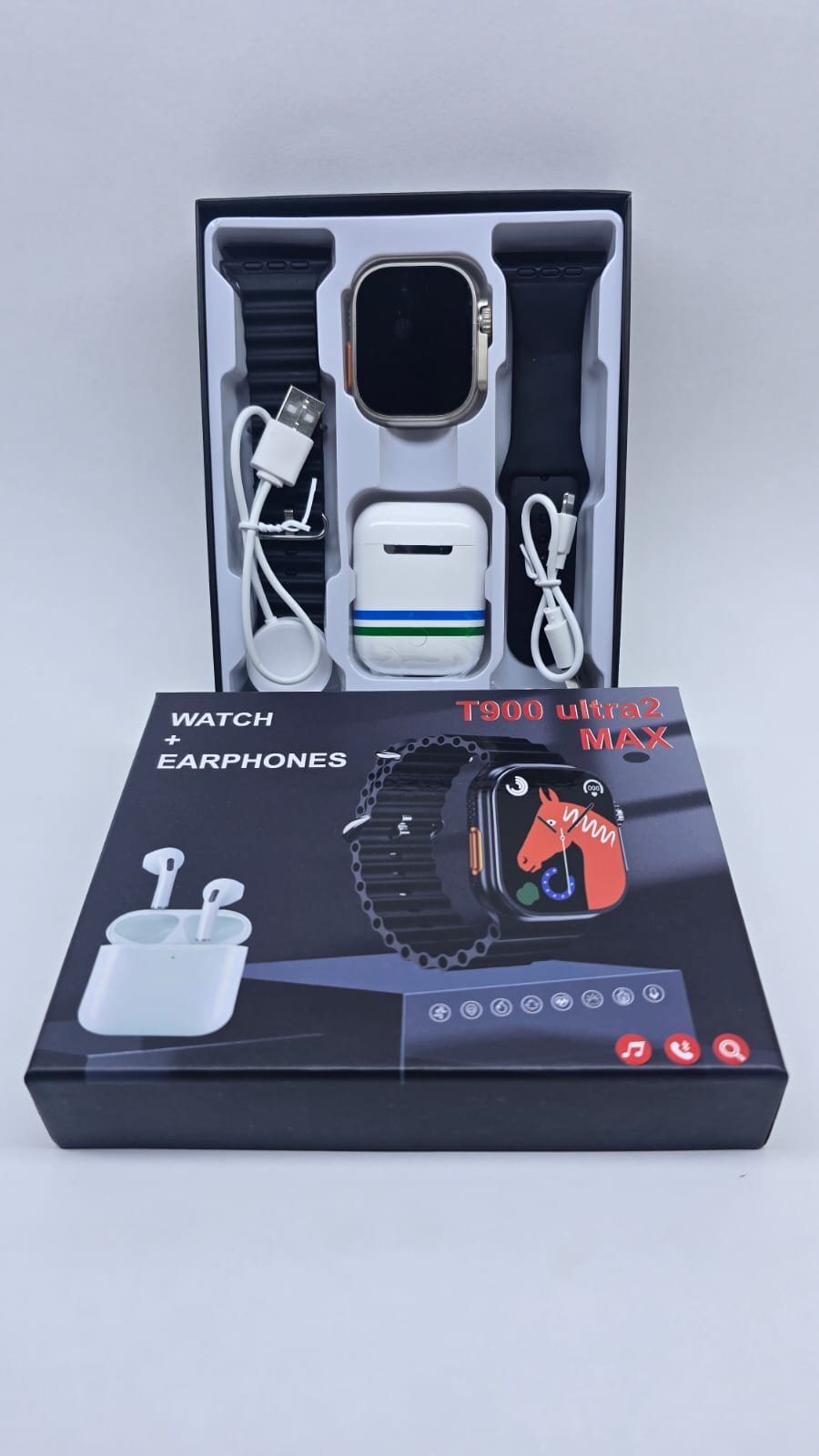 RELOJ INTELIGENTE + AUDIFONOS